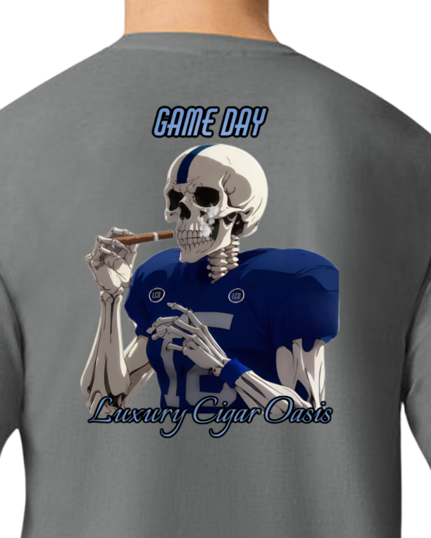 Blue Football Team Long Sleeve