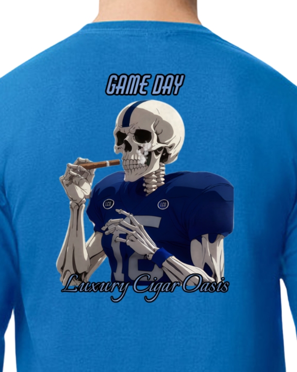 Blue Football Team Long Sleeve